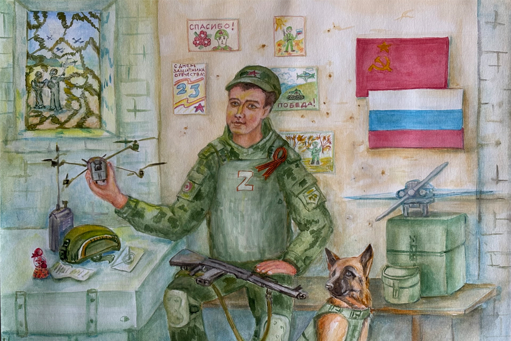 Выставка победителей регионального этапа Всероссийской выставки-конкурса «Образ защитника Отечества в произведениях молодых художников» 